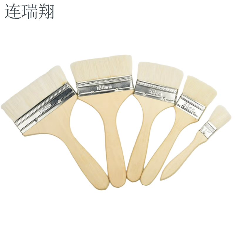 连瑞翔 油漆刷 羊毛刷 2寸 把高清大图