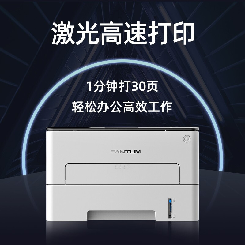 奔图(PANTUM) P3022D 黑白激光A4自动双面办公商用打印机