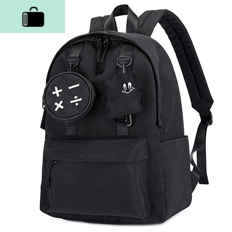 韩版粉色可爱儿童书包小学生女生3-4-6三到六年级双肩包轻便背包NEWLAKE 黑色