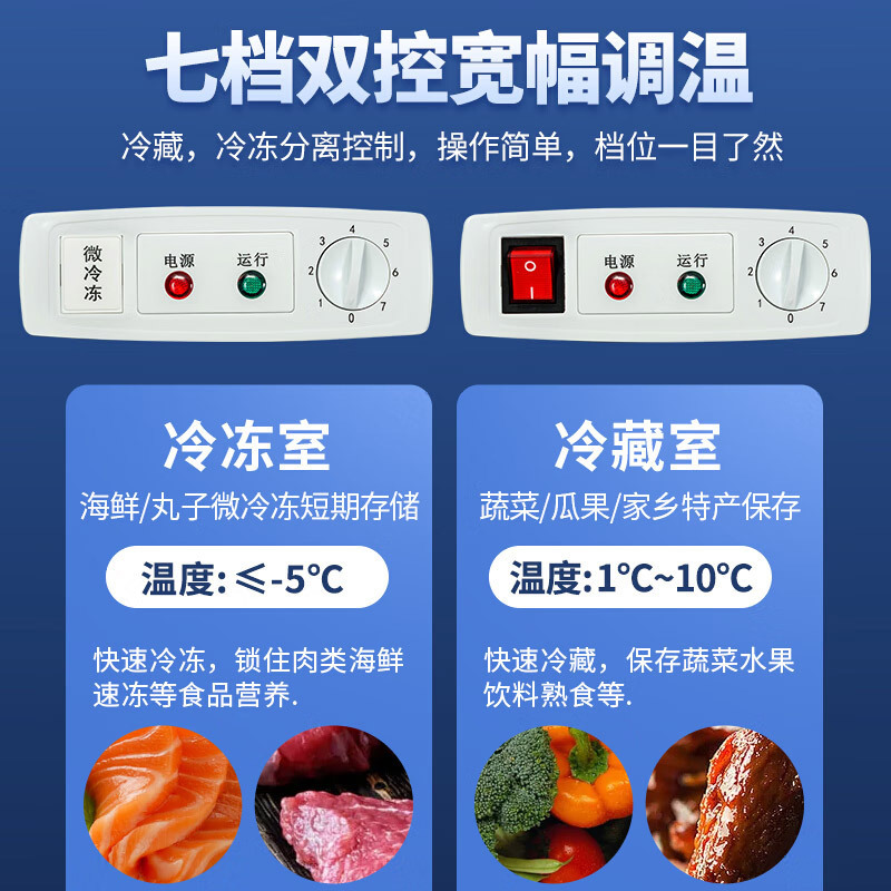 美菱(MELING)1.6米商用点菜柜 蔬菜水果立式保鲜展示冷柜 麻辣烫冷藏柜MDC-1.6LCDOH