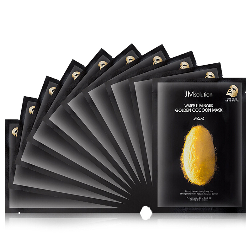 JMsolution肌司研蚕丝氨基酸水肌焕肤面膜45g*10片(JM面膜 韩国进口 补水保湿面膜)