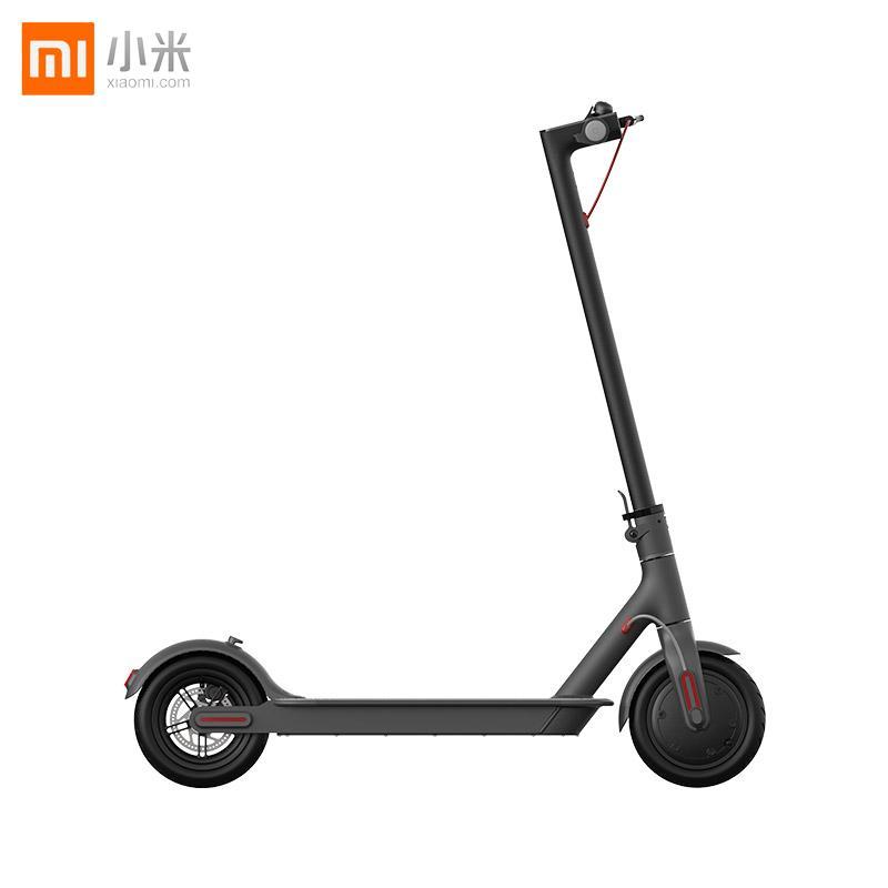 小米米家电动滑板车1s迷你电动车折叠代步车锂电池电瓶车黑色