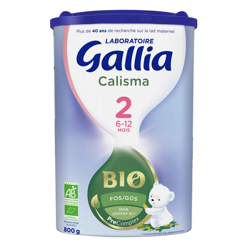 法国进口 佳丽雅Gallia 2段奶粉 有机配方婴儿奶粉6-12个月800g*6罐装高清大图