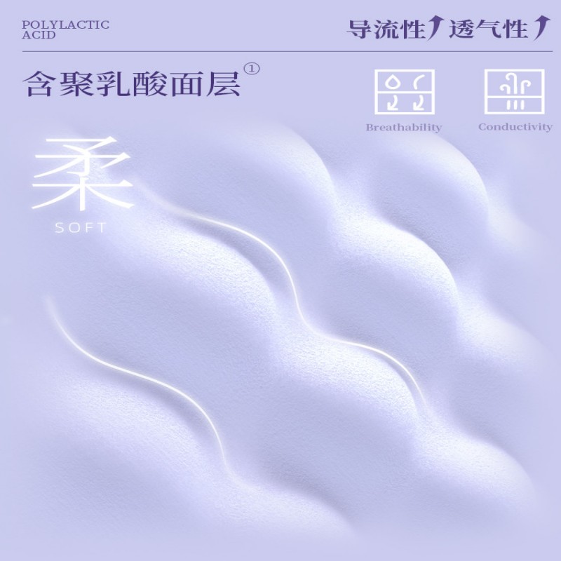 植护秘觉独角兽卫生巾夜用420mm 4片/包*5包高清大图