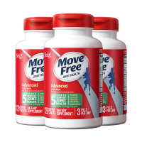 [3瓶装]Move Free 氨糖软骨素钙片 美国进口 维骨力MSM 成人中老年人护关节膳食营养补充剂 绿瓶120粒