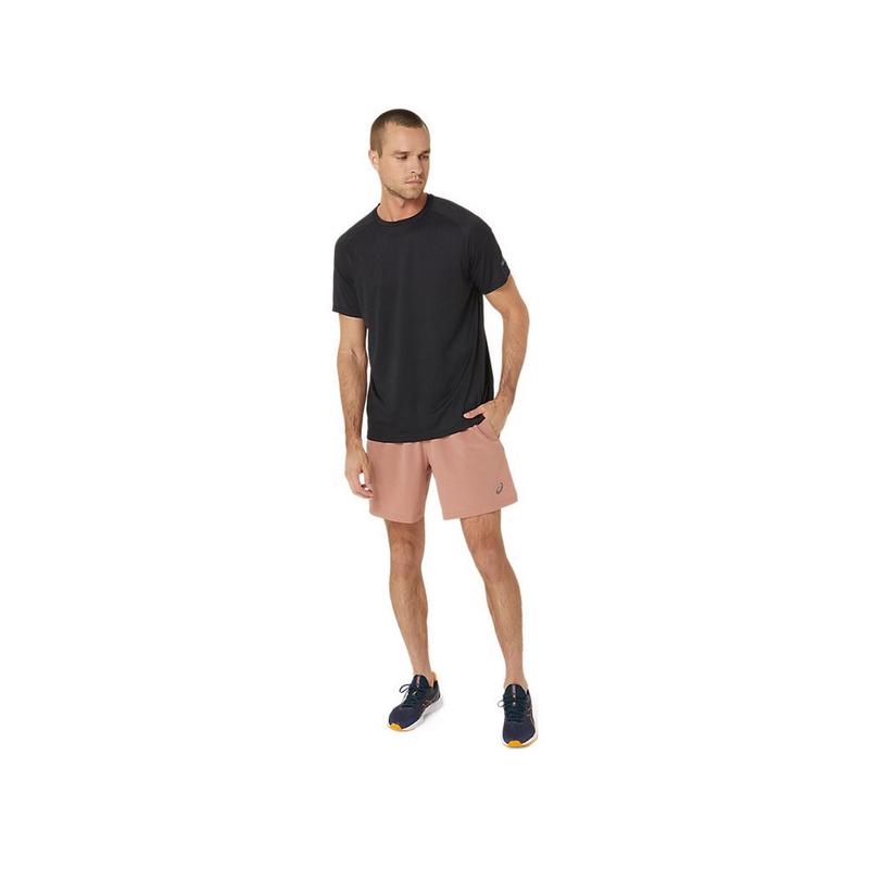 Asics科技速干透气短袖T恤男女通穿运动跑步休闲服装高清大图