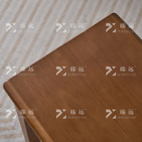 臻远ZY3121624全实木长条凳餐桌凳换鞋凳床尾凳胡桃色1.2米