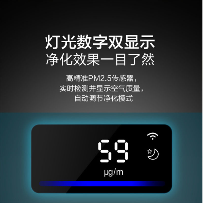 美的(Midea)KJ350G-S1Y 空气净化器家用卧室除甲醛除霾pm2.5智能宝可梦皮卡丘定制