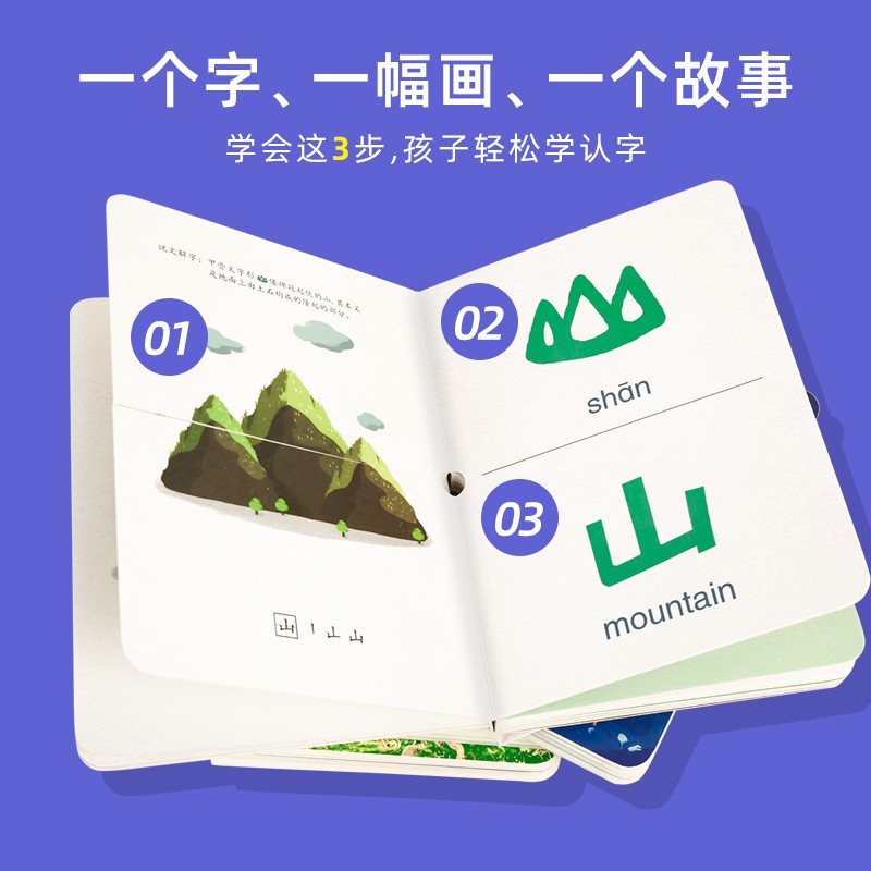 象形启蒙识字翻翻书4册 [正版]象形启蒙识字翻翻书 宝宝翻翻书 幼儿启蒙早教识字书 全套4册高清大图