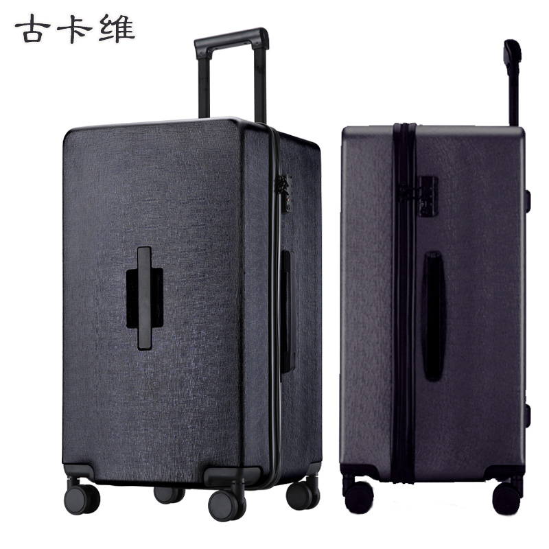 古卡维 行李箱 旅行箱 黑色32英寸拉链款9261E高清大图