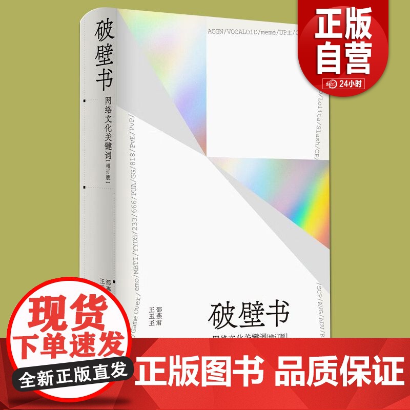 【正版】破壁书 网络文化关键词【增订版】邵燕君 王玉玊 主编 正版 文化史 生活书店 网络文化词典 有趣又有范儿