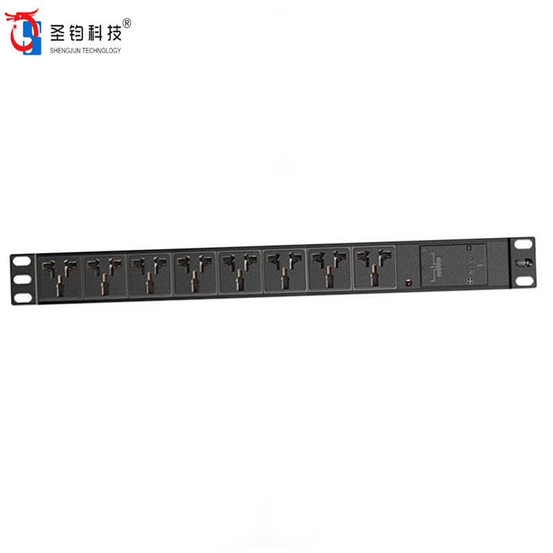 圣钧科技 SHENGJUN TECHNOLOGY 通信机柜网络机柜电源插座 PDU 10A 8位+个高清大图