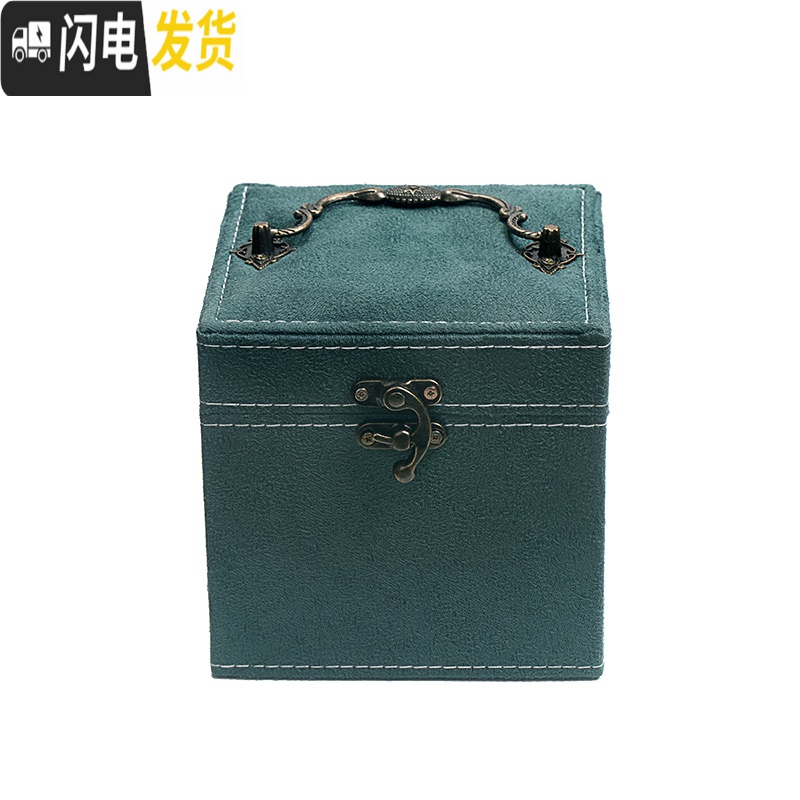 三维工匠简约大容量多层首饰盒韩国耳环珠宝项链饰品盒欧式收纳盒高清大图