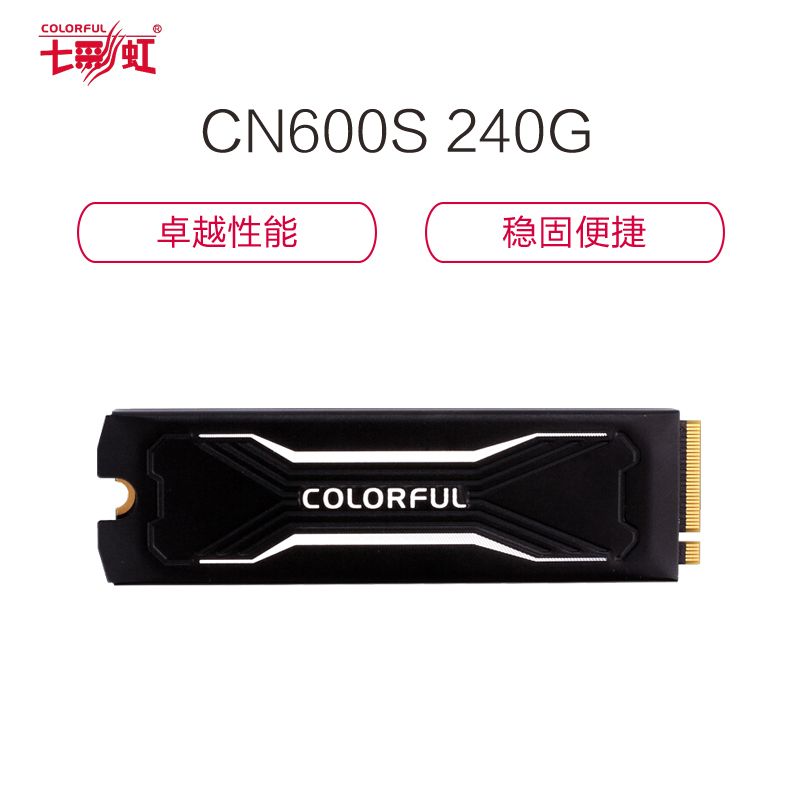 七彩虹(Colorful) CN600S系列 (240-256)GB M.2接口(NVMe协议) SSD固态硬盘