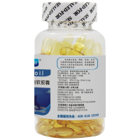 九港集团深海鱼油软胶囊欧米伽3亚麻酸辅助降搭鱼肝油DHA大豆卵磷脂调配苦瓜洋参 鱼油软胶囊100粒