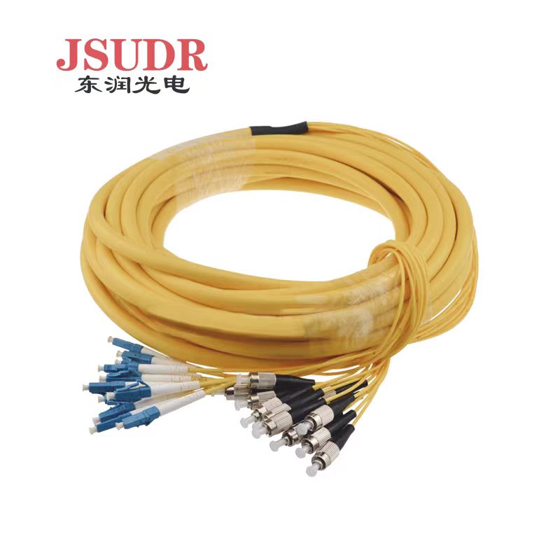 JSUDR东润4芯分支尾缆 FC/LC-50米 (SC口可选) +根高清大图