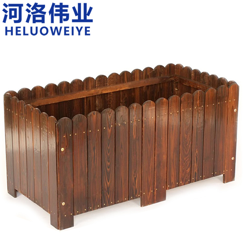 河洛伟业 花箱木质个