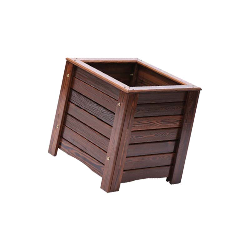 安虎 户外防腐木花箱 40*40*60cm 个高清大图