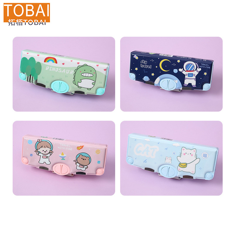 拓栢路外宣传文具盒含文具可定宣传词 TBW-3C 个高清大图