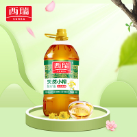 西瑞天然小榨菜籽油5L/桶 非转基因家用大桶油 天然植物油压榨