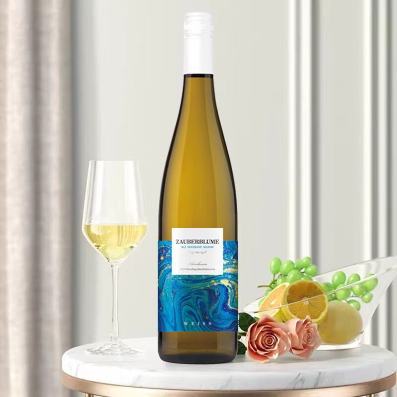 莫泽园 雷司令冰白葡萄酒 原瓶原装进口 11度白葡萄酒 750ml/瓶 单