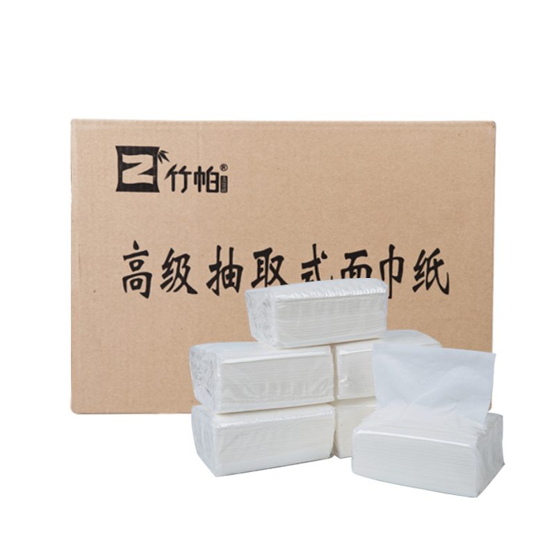 竹帕 抽纸 95mm*95mm(3层)*70抽/包 160包/箱高清大图
