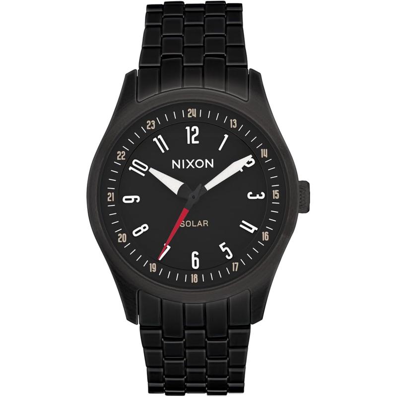 Nixon尼克松多功能太阳能防水休闲男表38mm不锈钢表带高清大图