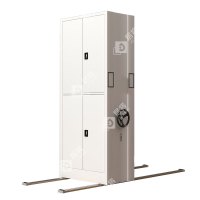 居将 手摇密集架移动档案柜钢制轨道密集柜 一列1组
