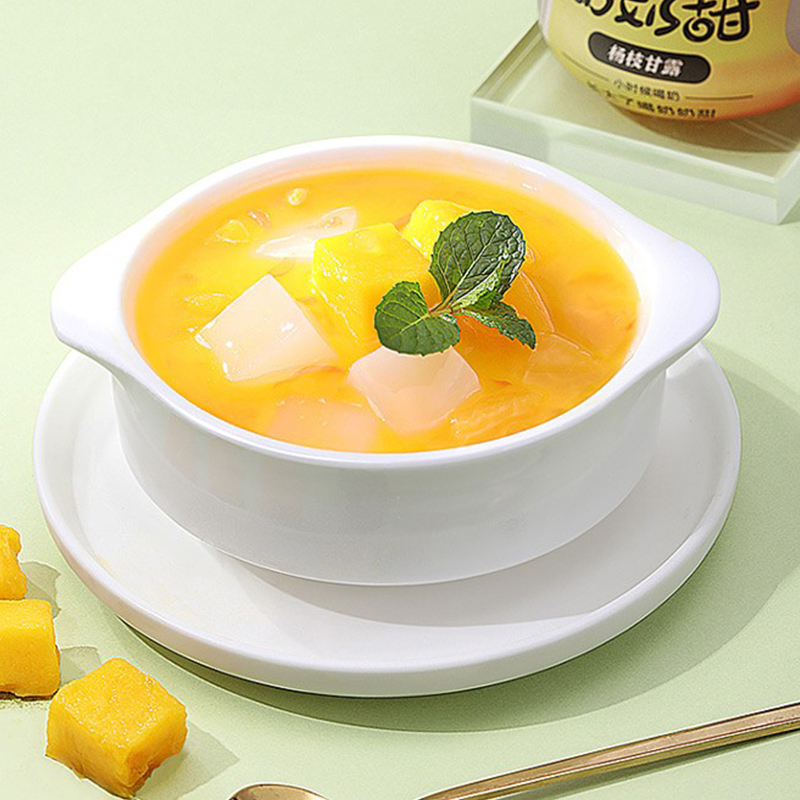 三只松鼠 奶奶甜杨枝甘露罐头300g/瓶*4