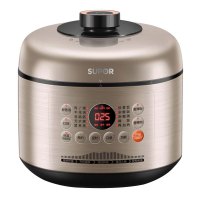 苏泊尔(SUPOR)电压力锅5L容量双内胆电高压锅开盖收汁一键排气智能预约 无水焗电压力煲 SY-50FC02