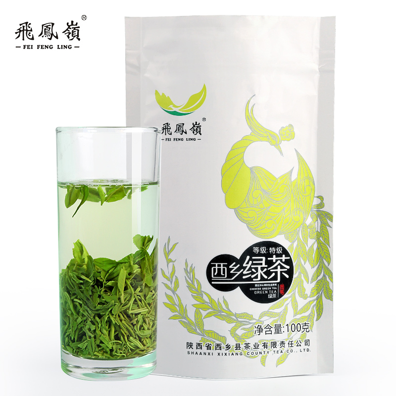 飞凤岭 西乡绿茶 100g/袋高清大图