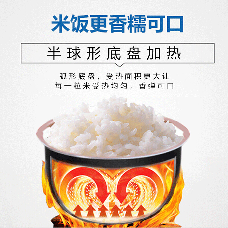 飞利浦(Philips)电饭煲HD3061/00合金内胆 可定时预约功能 2L容量 5大功能 6大菜单 底盘加热高清大图