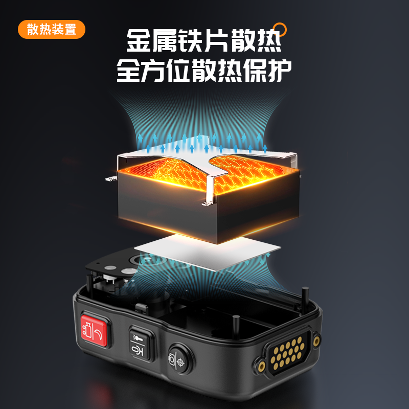 群华D5执法记录仪15小时续航高清红外夜视胸前便携式录视频音像内置128G高清大图