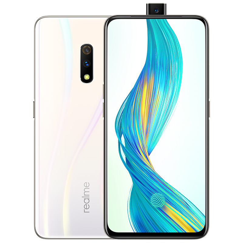 realme X 4800万像素 升降全面屏 VOOC 闪充 3.0 8GB+128GB蒸汽白 全网通双卡双待 正品智能手机