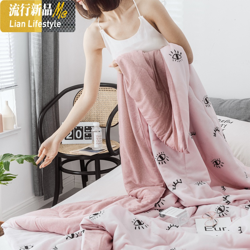 黑科技华夫格玻尿酸透气凉感夏凉被A566 三维工匠被子
