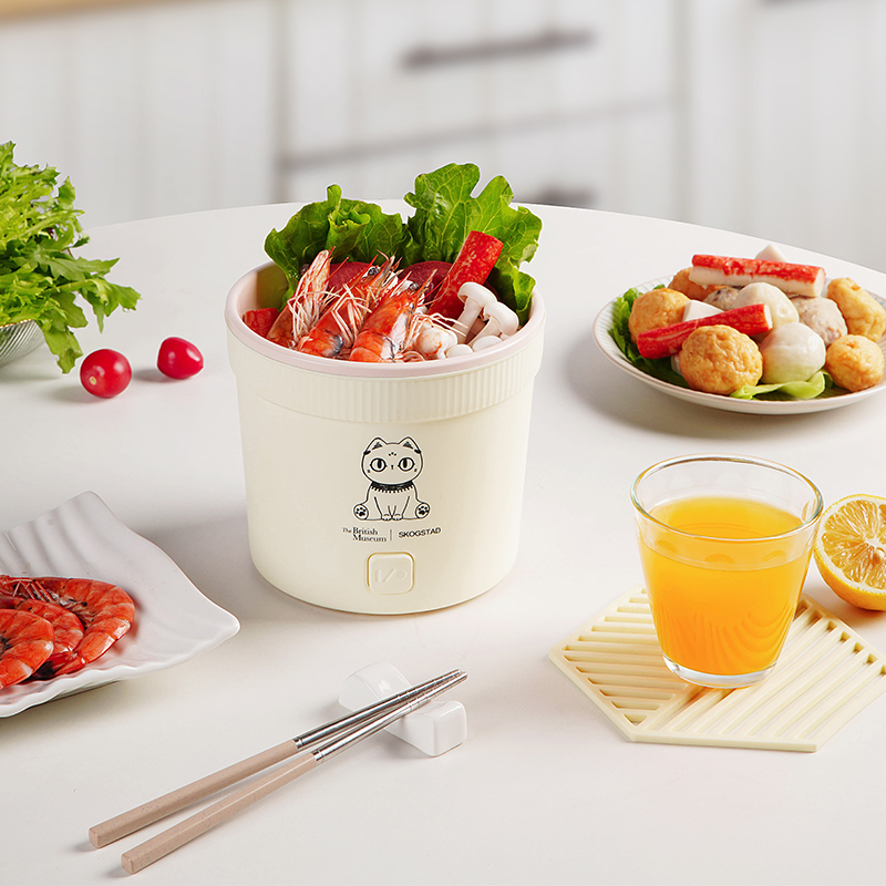 思嘉思达 大英联名 泡面火锅(安德森猫)电煮锅 多用途锅 一人食小锅泡面碗 SKD-D1015高清大图