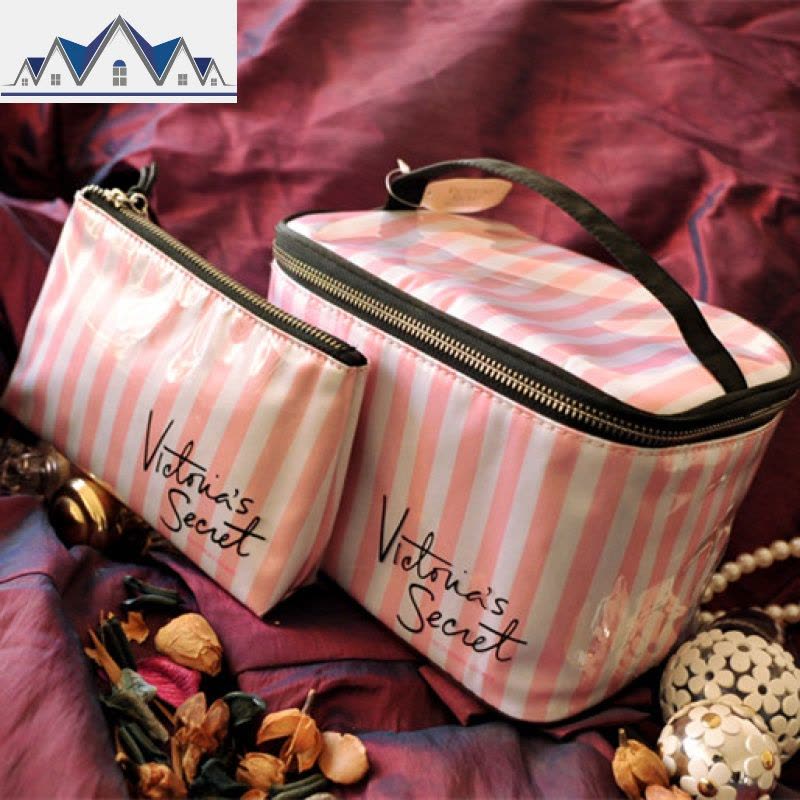 化妆包女2019新款大容量网红收纳包便携小号洗漱包防水简约 三维工匠图片