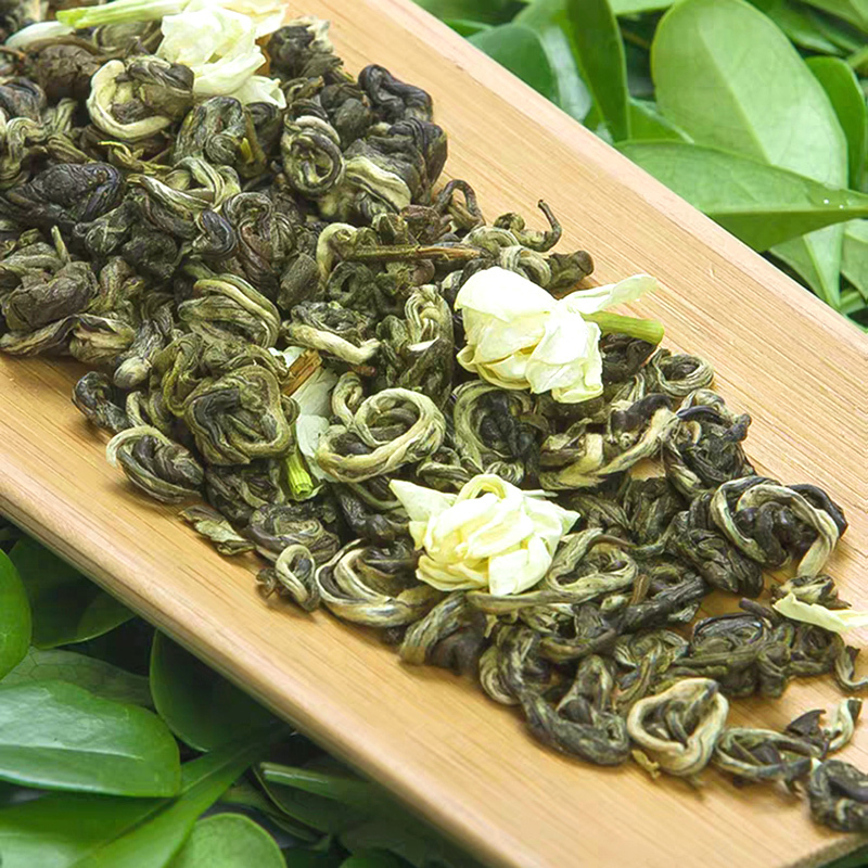 周顺来茉莉花茶2021新茶特种级别浓香型茉莉玉螺散装绿茶茶叶