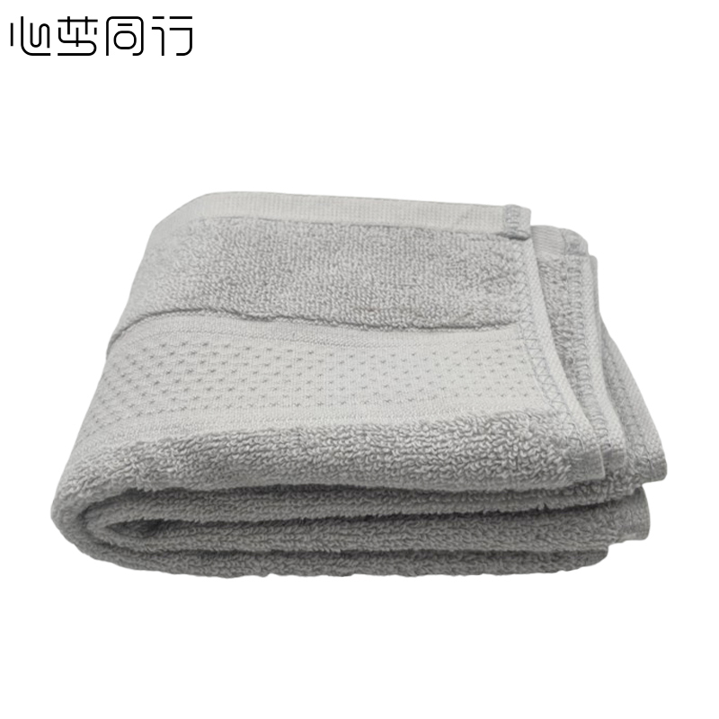 心梦同行全棉吸水毛巾家用洗脸巾面巾男款 130克/34*75cm±2cm/2169/条高清大图