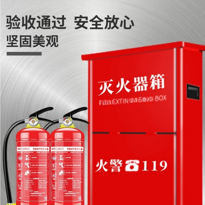 珂攸洋灭火器箱8kg*2 个高清大图