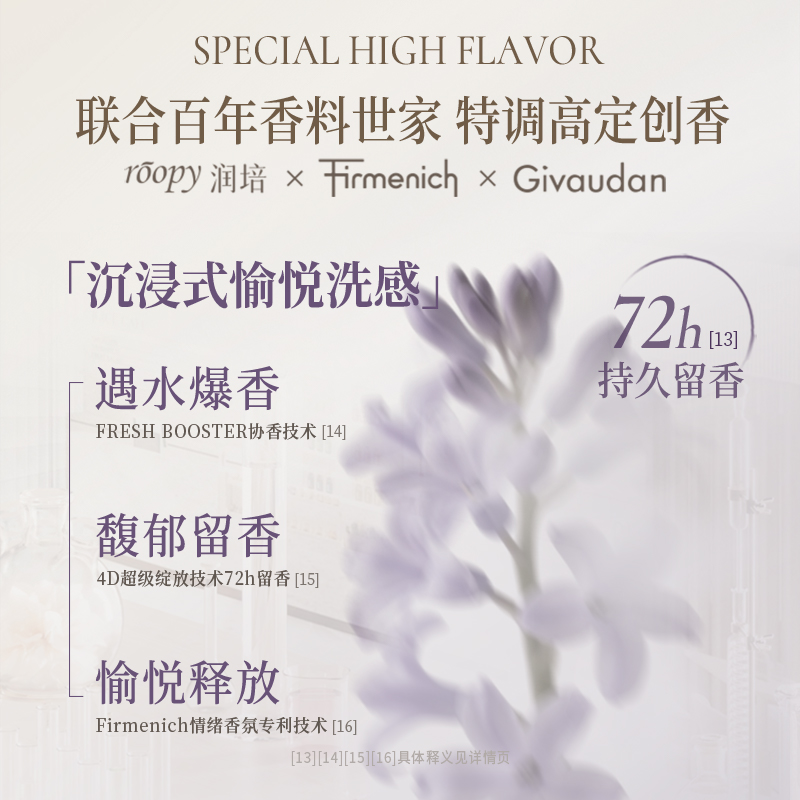 roopy润培 香氛控油净澈蓬松洗发水550g(香型随机)高清大图