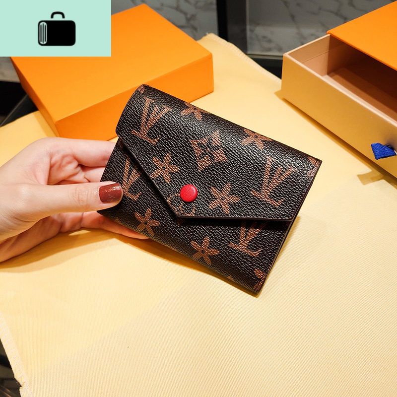 女士钱包2020春夏新款短款真皮零钱包三折豆豆超薄小钱夹手拿女包new