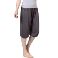 2018瑜伽裤室内灯笼裤健身裤子秋夏莫代尔广场舞禅修服太极服