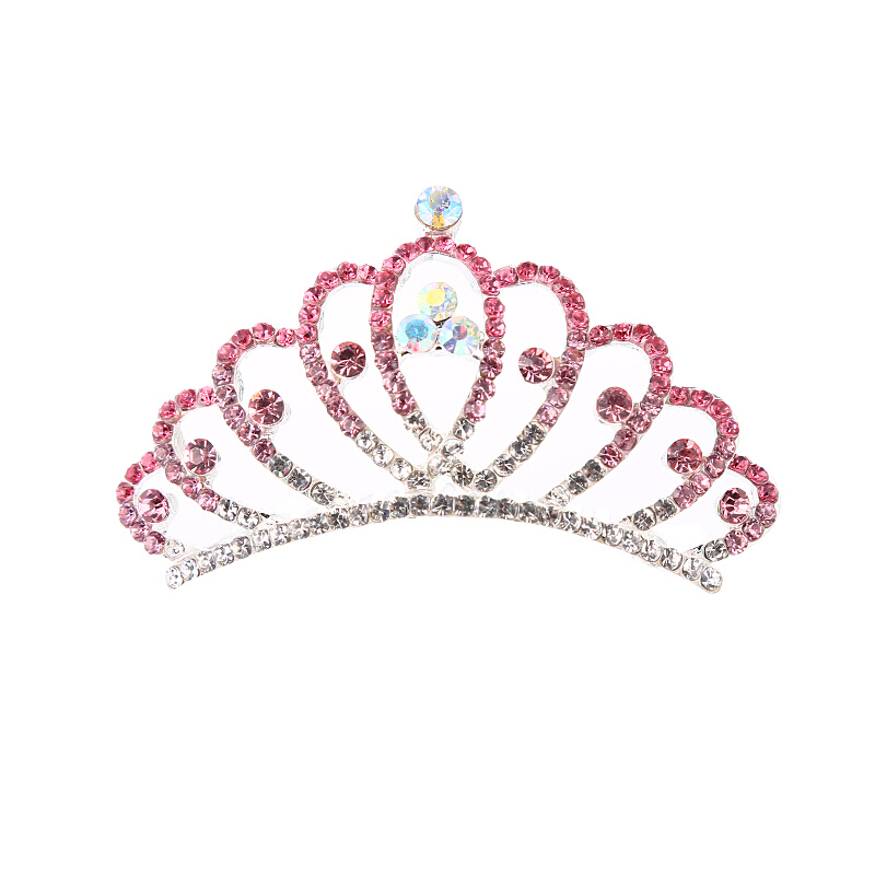 迪鲁奥diluao儿童皇冠大童皇冠演出配饰公主头饰宝宝饰彩色王冠视频