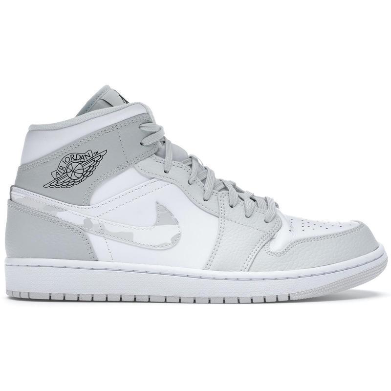 [官方正品]耐克 aj 乔丹 1系列男士城市运动休闲百搭篮球鞋 白色/灰色