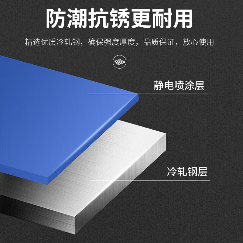 晋舰钢制托盘金属托盘防潮垫板仓储钢托盘100*100*12.5cm满铺高清大图