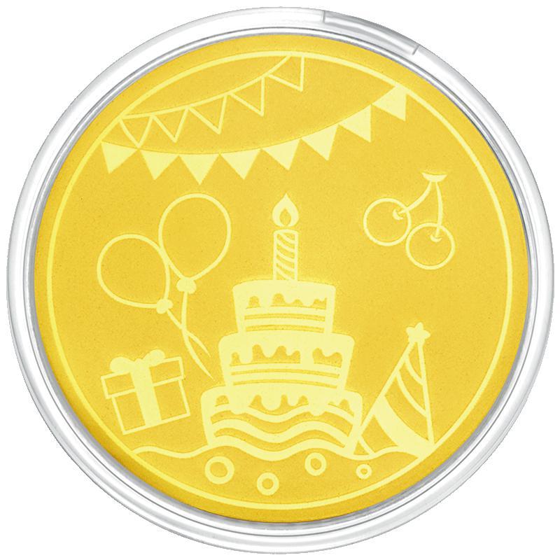 周大福珠宝首饰萌猪ATM币足金金金币金章 精品R23964