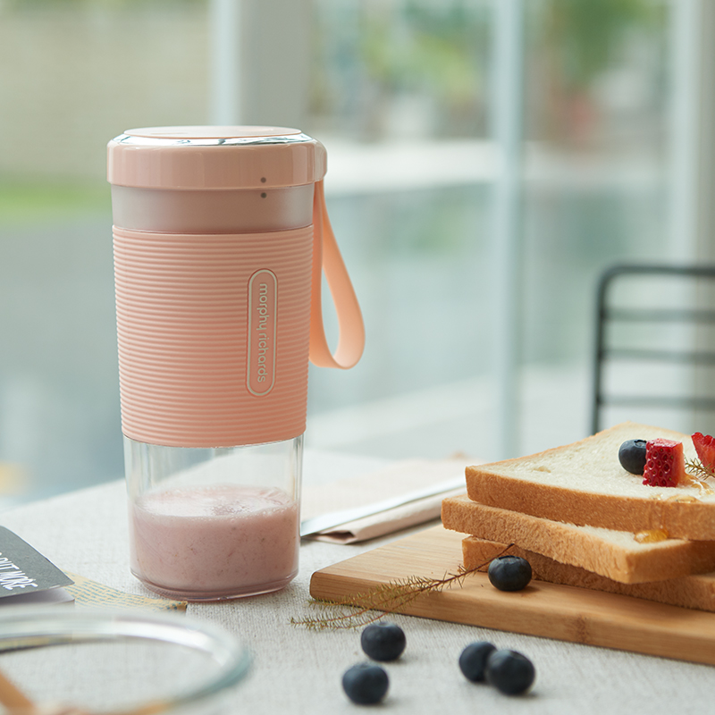 摩飞(morphy richards) 便携果汁杯 MR9600 粉色高清大图