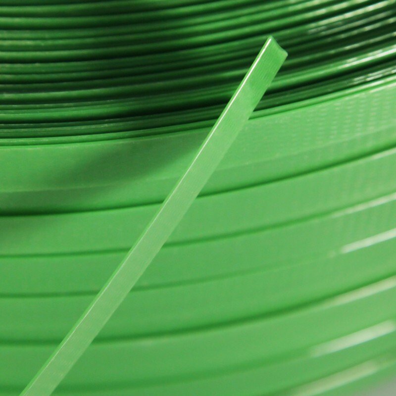 新越昌晖 PET塑钢打包带 包装带 手工打包带塑料带货物捆扎带 约10kg/卷 绿色 E11204-5高清大图