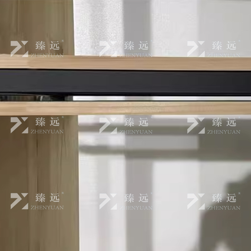 臻远ZY-SNJ-13置物架办公室隔断展示架落地多层书架客厅铁艺收纳架高清大图